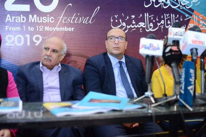بالصور .. الموتمر الصحفي للمهرجان الموسيقي العربية