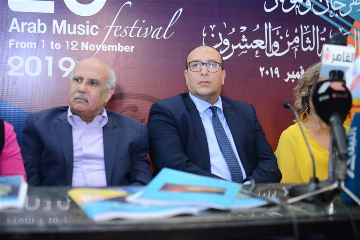 بالصور .. الموتمر الصحفي للمهرجان الموسيقي العربية