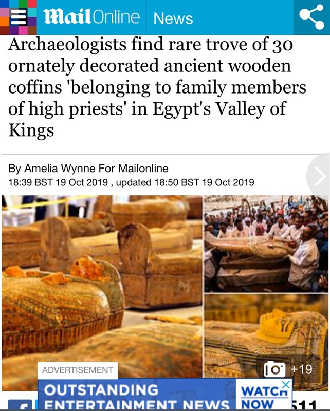 الإعلان عن خبيئة العساسيف يتصدر الصفحات الأولى للصحف ووكالات الأنباء العالمية