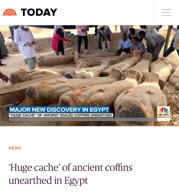 الإعلان عن خبيئة العساسيف يتصدر الصفحات الأولى للصحف ووكالات الأنباء العالمية