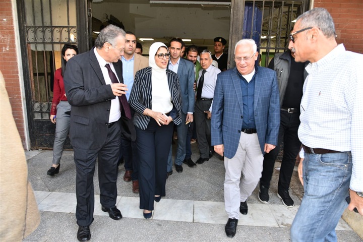 الصحة تشدد على سرعة الانتهاء من أعمال المرحلة الثانية بمستشفى الرمد ببورسعيد لاستيعاب عدد أكبر من المرضى