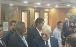 وصول المستشار مرتضى منصور إلى محكمة شبين الكوم للدفاع عن الشهيد محمود البنا