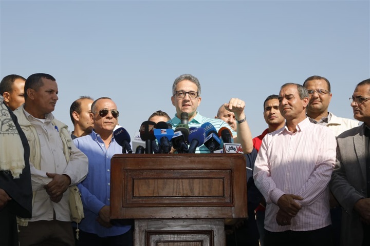 وزير الآثار يعلن عن كشف آثري جديد بمنطقة سقارة الآثرية