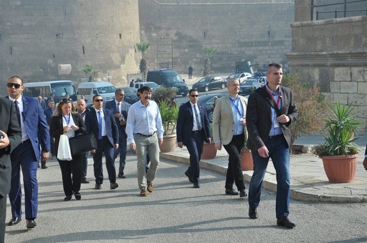 رئيس جمهورية المجر يزور قلعة صلاح الدين الإيوبي