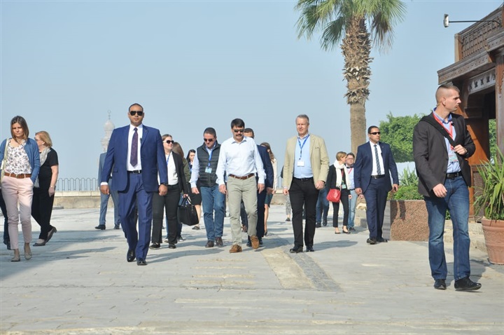 رئيس جمهورية المجر يزور قلعة صلاح الدين الإيوبي