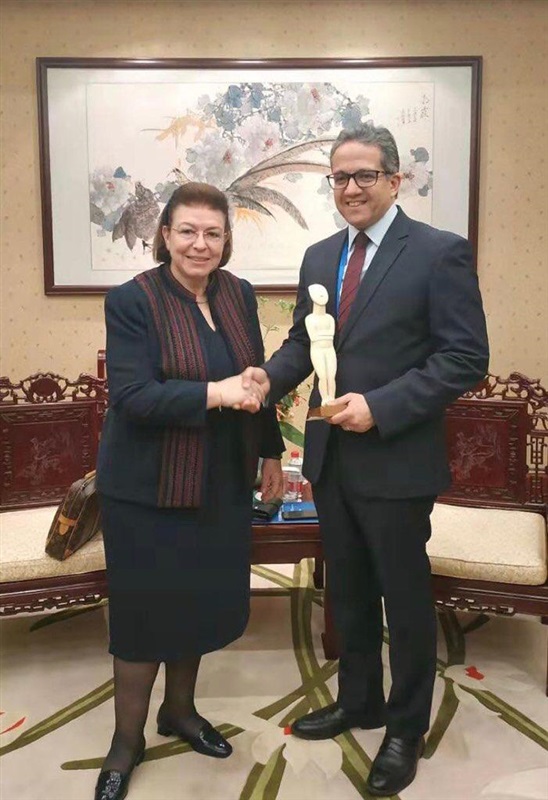 وزير الآثار ولقاءات ثنائية مع اليونان والصين بكين لمحاربة الإتجار في الآثار