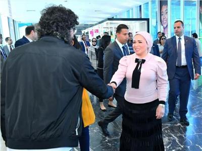 قرينة الرئيس: منتدى شباب العالم قدم تصميما متميزا للمتحف الداخلي