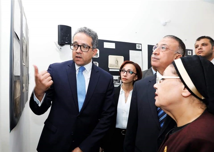 جولة وزير الآثار بالمعبد اليهودي وعدد من المتاحف الآثرية بمدينة الإسكندرية