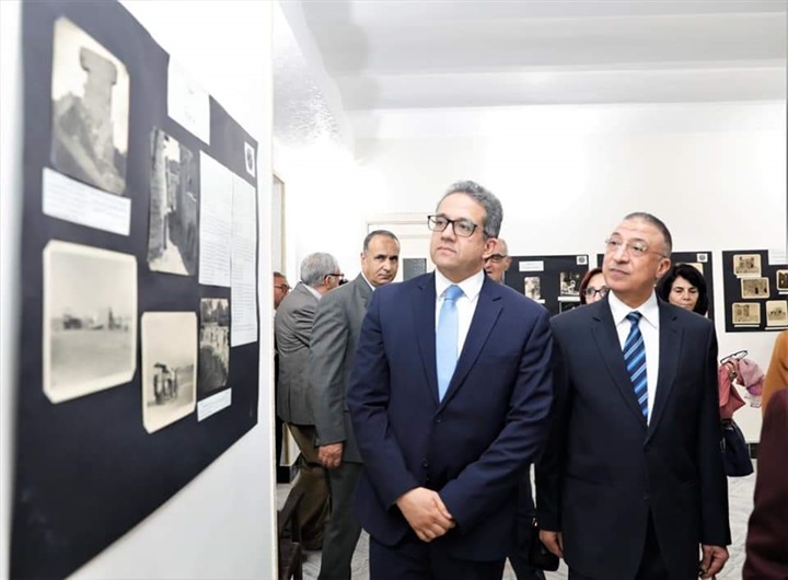 جولة وزير الآثار بالمعبد اليهودي وعدد من المتاحف الآثرية بمدينة الإسكندرية