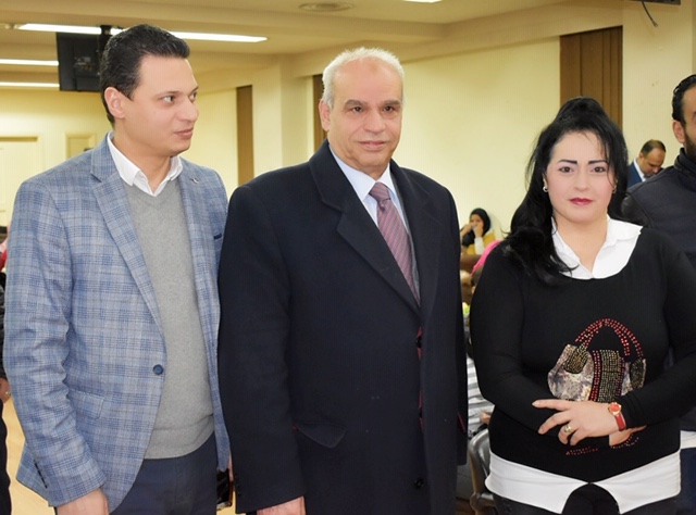 هند عاكف تزور مستشفي أبو الريش الياباني