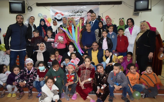 هند عاكف تزور مستشفي أبو الريش الياباني