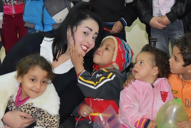 هند عاكف تزور مستشفي أبو الريش الياباني