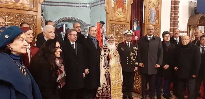 الجالية المصرية بألمانيا تحتفل بعيد الميلاد المجيد.. صور