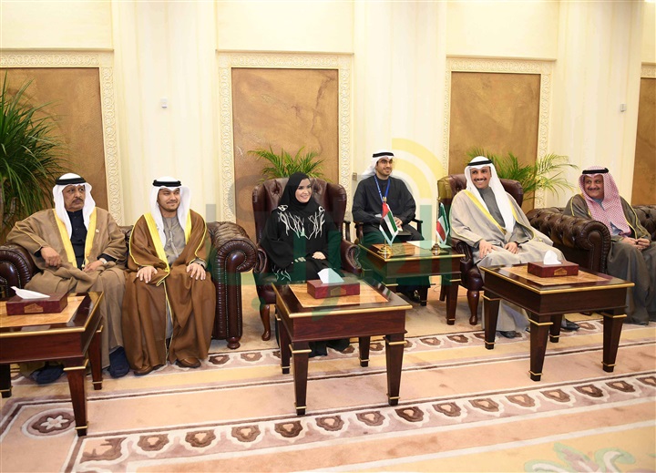 رئيس مجلس الأمة الكويتى يعقد مباحثات رسمية مع رئيسة المجلس الوطني الاتحادي الإماراتي