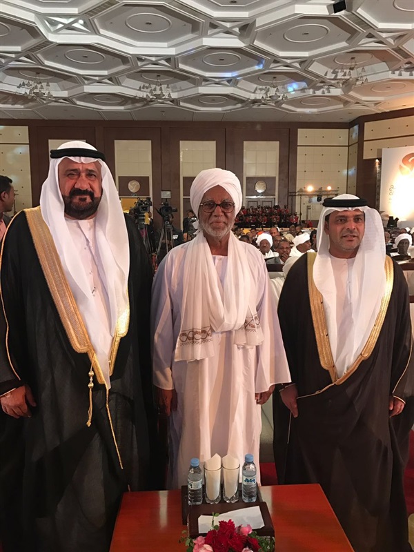 رئيس المجلس الوطنى السوداني يستقبل سعادة أحمد آل سودين والشيخة نوال الصباح 