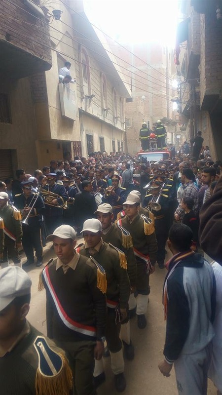 بجنازة عسكرية.. قرية "بخاتي" تودع العقيد "فتحي جعفر" أحد شهداء الواجب
