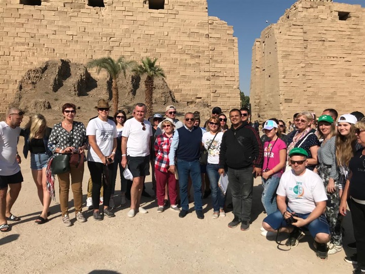 الأمين العام للمجلس الأعلى للآثار يتفقد عدد من المواقع الآثرية بمدينة الأقصر