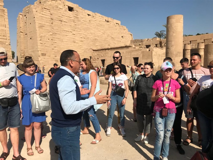 الأمين العام للمجلس الأعلى للآثار يتفقد عدد من المواقع الآثرية بمدينة الأقصر