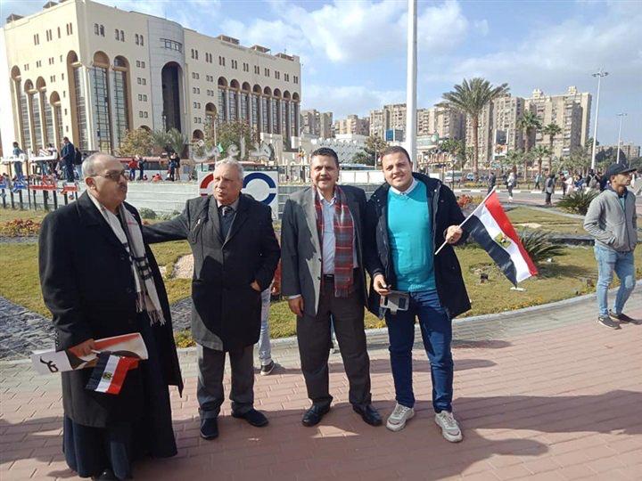 بالصور.. مسيرة حاشدة للعاملين بشركة الدلتا للسكر بإستاد القاهرة للمشاركة في احتفالية دعم الدولة