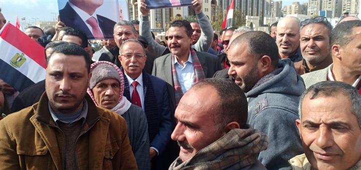 بالصور.. مسيرة حاشدة للعاملين بشركة الدلتا للسكر بإستاد القاهرة للمشاركة في احتفالية دعم الدولة