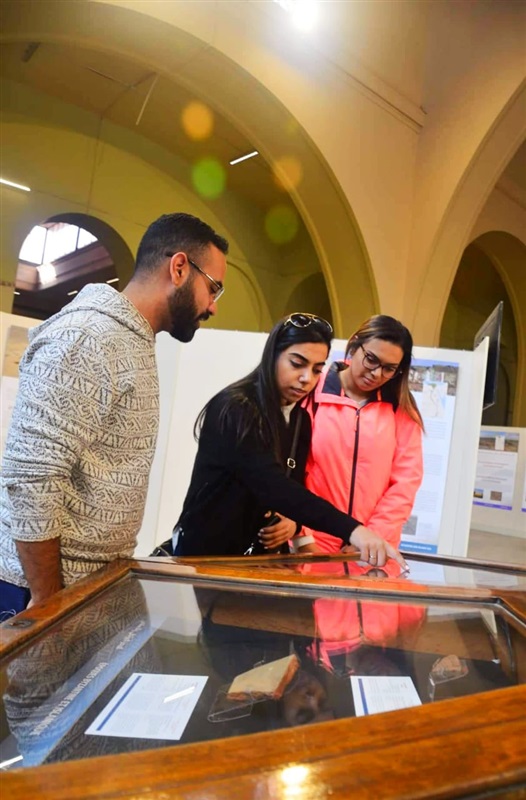 وفد شبابي من أبناء المصريين بالخارج يزور أهرامات الجيزة والمتحف المصري 