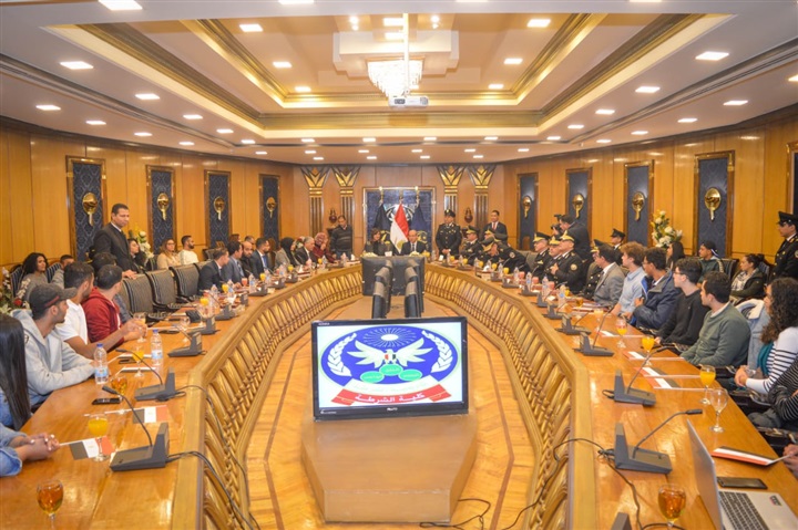 أكاديمية الشرطة تستقبل وفد شبابي من أبناء الجيل الثاني والثالث المصريين في بالخارج في حضور السفيرة نبيلة مكرم