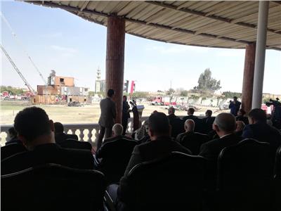 بالصور.. عرض عملي لعمليات إطفاء الحرائق وإبطال عبوات ناسفة