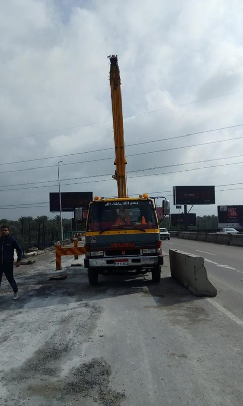 بالصور.. تخفيف الضغط على المحور وتقليل الكثافات المرورية