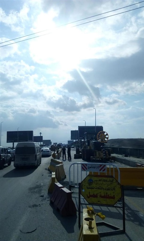 بالصور.. تخفيف الضغط على المحور وتقليل الكثافات المرورية