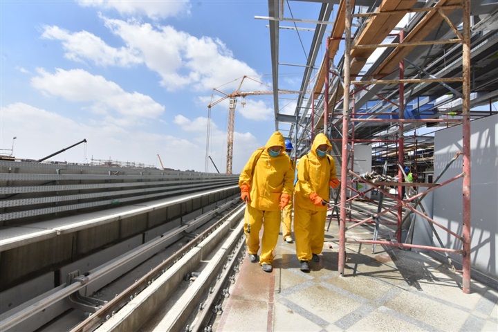 القومية للأنفاق تتبع الإجراءات الإحترازية لمنع إنتشار فيروس كورونا 