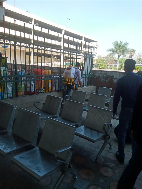 تطهير وتعقيم مكاتب بريد العتبة والموسكي لمواجهة كورونا 