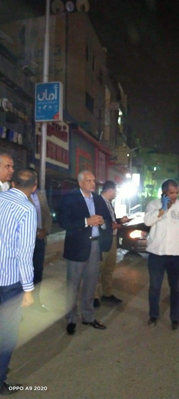 محافظ الجيزة: استغلال ساعات حظر التجوال فى تطهير وتعقيم الشوارع