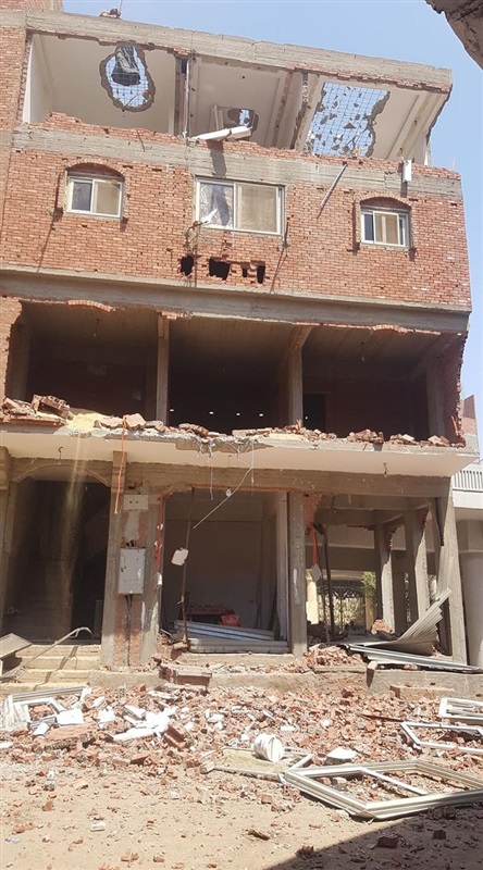 محافظ الجيزة: إزالة العقارات المتعدية علي حرم محور الضبعة حتي سطح الأرض