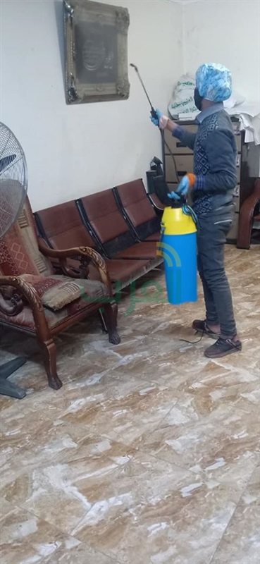 بالصور .. تعقيم المقر الإداري لجريدة السوق العربية وموقع صدى العرب