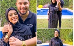 بالصور...أول ظهور لليوتيوبر أحمد حسن وزوجته زينب بـ