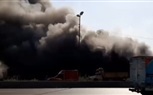 حريق هائل فى مجمع لحفظ الحاصلات الزراعية بالبحيرة