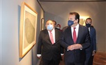 وزير التعليم العالي يتفقد المتحف الفني المعاصر بجامعة حلوان