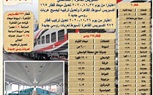 تعرف علي مواعيد 5 قطارات القاهرة / أسوان