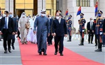 الرئيس السيسى يودع الشيخ محمد بن زايد بعد مباحثاتها بقصر الاتحادية