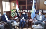 صور.. محافظ كفر الشيخ يستقبل وزير الشباب والرياضة 
