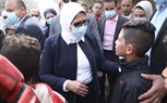 وزيرة الصحة تتفقد الوحدة الصحية بقرية عرب الحصار القبلية بالجيزة