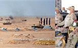 الفريق محمد فريد رئيس أركان حرب القوات المسلحة يشهد المرحلة الرئيسية للمشروع التكتيكى 