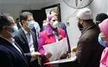 وزيرة التضامن الاجتماعي تتفقد حالة مصابى قطار طوخ بمستشفى بنها الجامعى