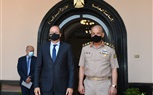 الفريق أول محمد زكى القائد العام للقوات المسلحة وزير الدفاع والإنتاج الحربى يلتقى وزير الدفاع القبرصى خلال زيارته الرسمية لمصر
