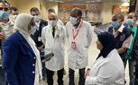 وزيرة الصحة تتفقد الحجر الصحي بمطار الأقصر الدولي