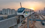 شاهد.. الصور الأولى لاختبار مونوريل العاصمة الإدارية الجديدة