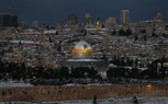 الثلوج تكسو القدس باللون الأبيض.. صور