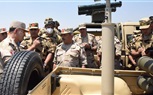 الفريق أسامة عسكر يشهد إجراءات تفتيش الحرب لإحدى وحدات قوات الصاعقة  