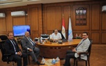 رئيس جامعة كفر الشيخ يستقبل رئيس جامعة دمياط السابق لمناقشة رسالة ماجستير