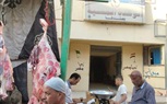 ذبح ٣عجول بمنفذ مبادرة محاربة غلاء اسعار اللحوم بصندفا ببني مزار 